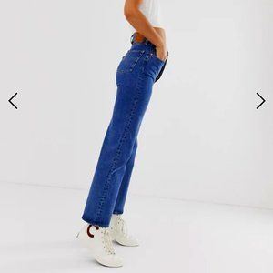 Levi's Ribcage high waisted straight ankle jeans
